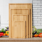 Large  bamboo cutting board set