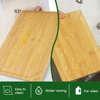 Large  bamboo cutting board set
