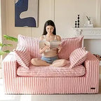 Bean Bag Chair Upholstered Loveseat Sofa