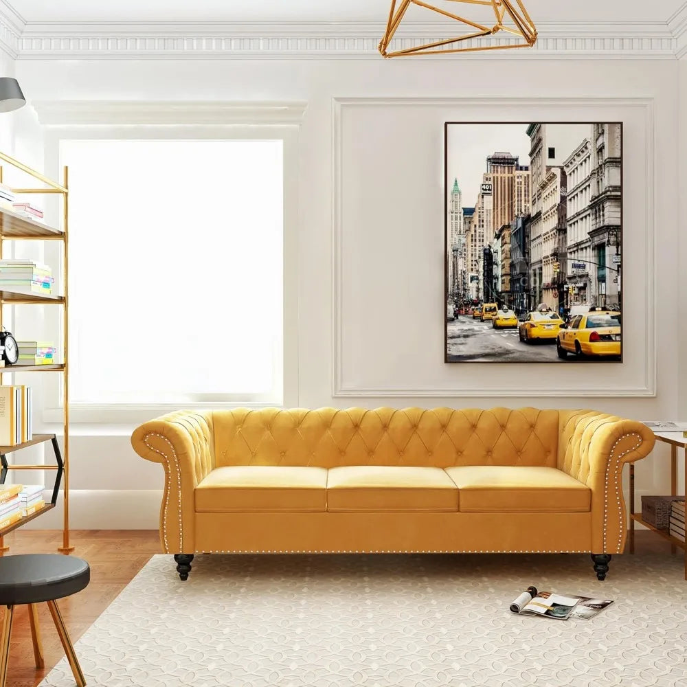 Tufted Couch 3 Seater
