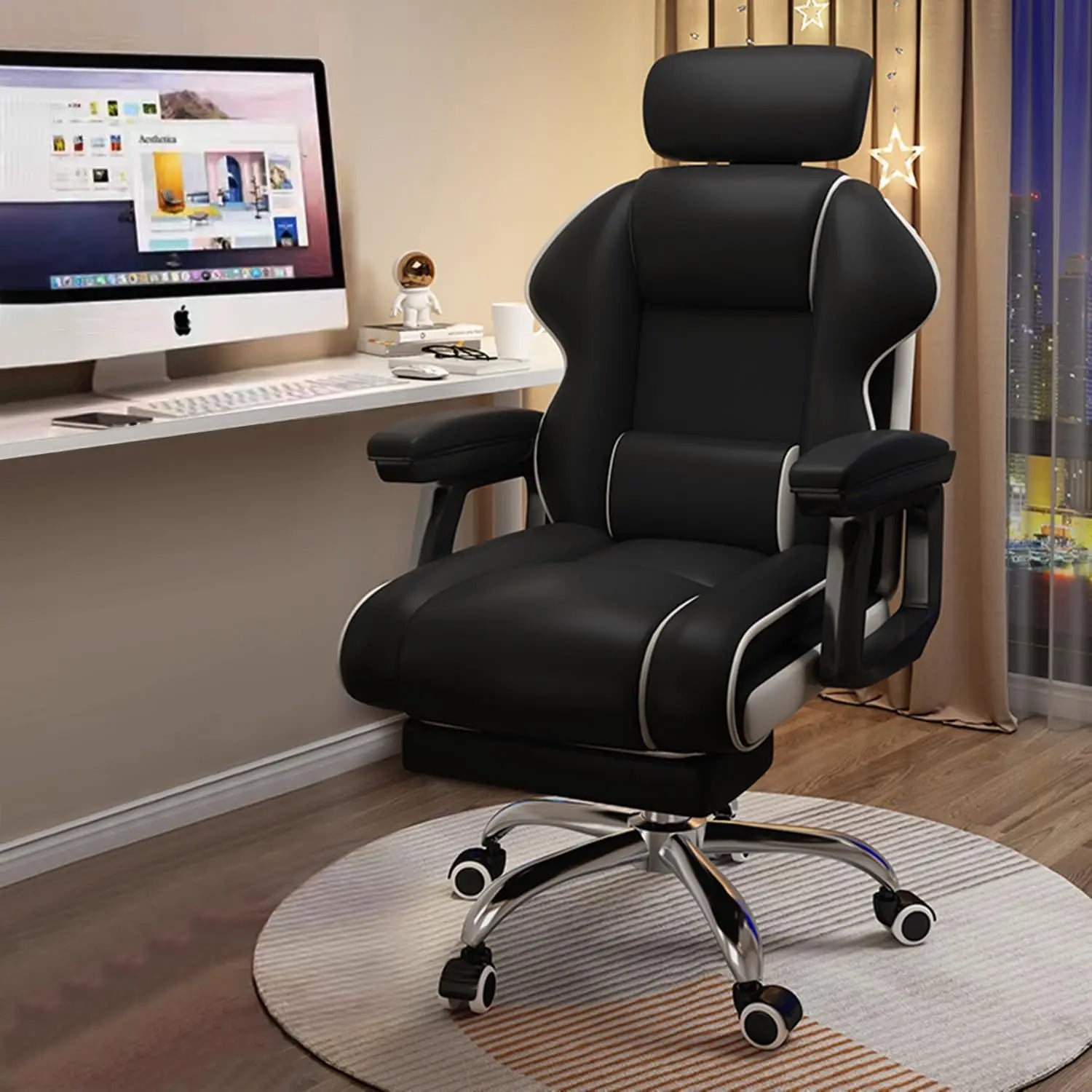Computer, Office Desk Chair, Ergonomic Adjustable