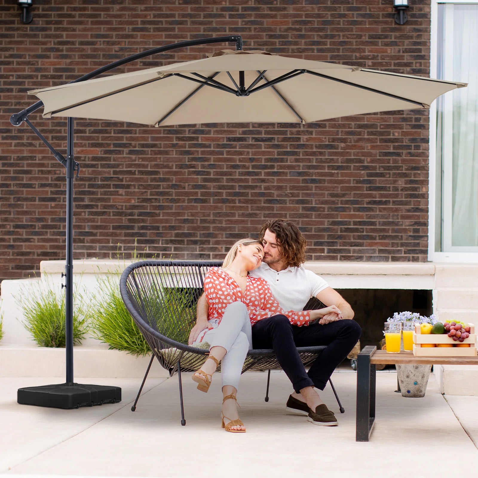 Patio Umbrella with Tilt Adjustment