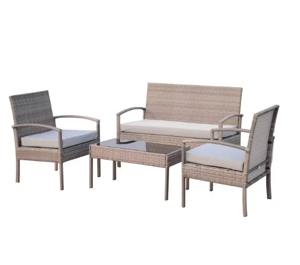 Patio Furniture Set with Cushions,
