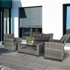 Patio Furniture Set with Cushions,