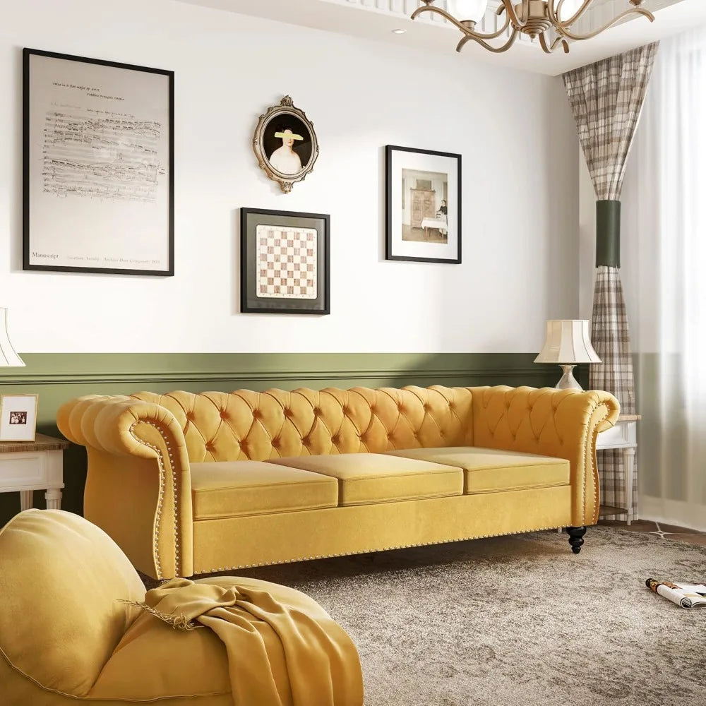 Tufted Couch 3 Seater