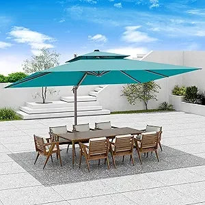 Large Rectangular Heavy Duty Offset Umbrellas