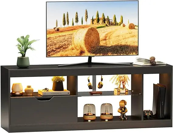 Entertainment Center Console with Storage