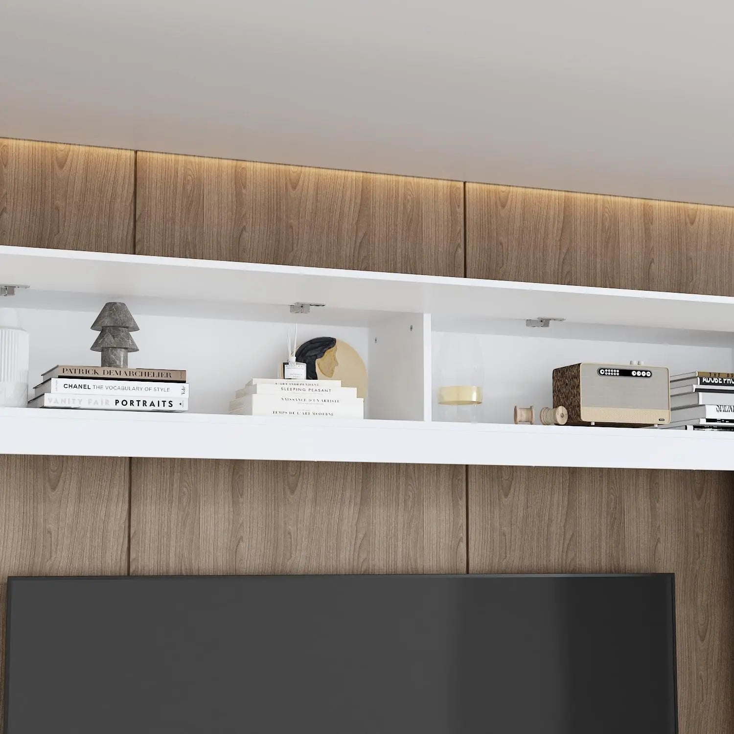 Large Wall Unit Entertainment Center