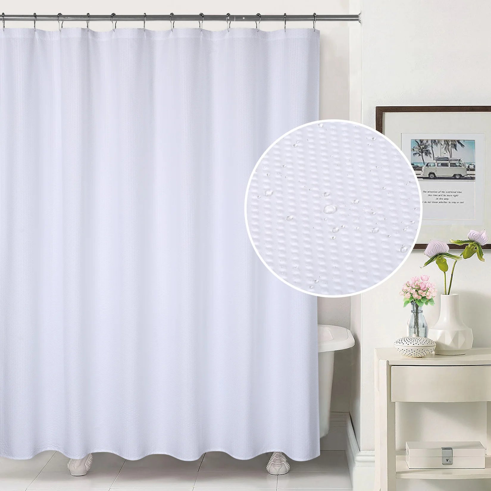 Microfiber Shower Curtain or Liner