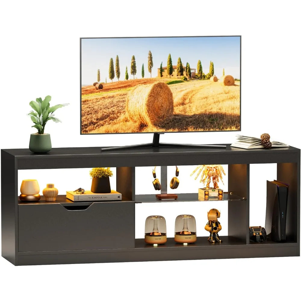 Entertainment Center Console with Storage