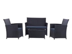 Patio Furniture Set with Cushions,