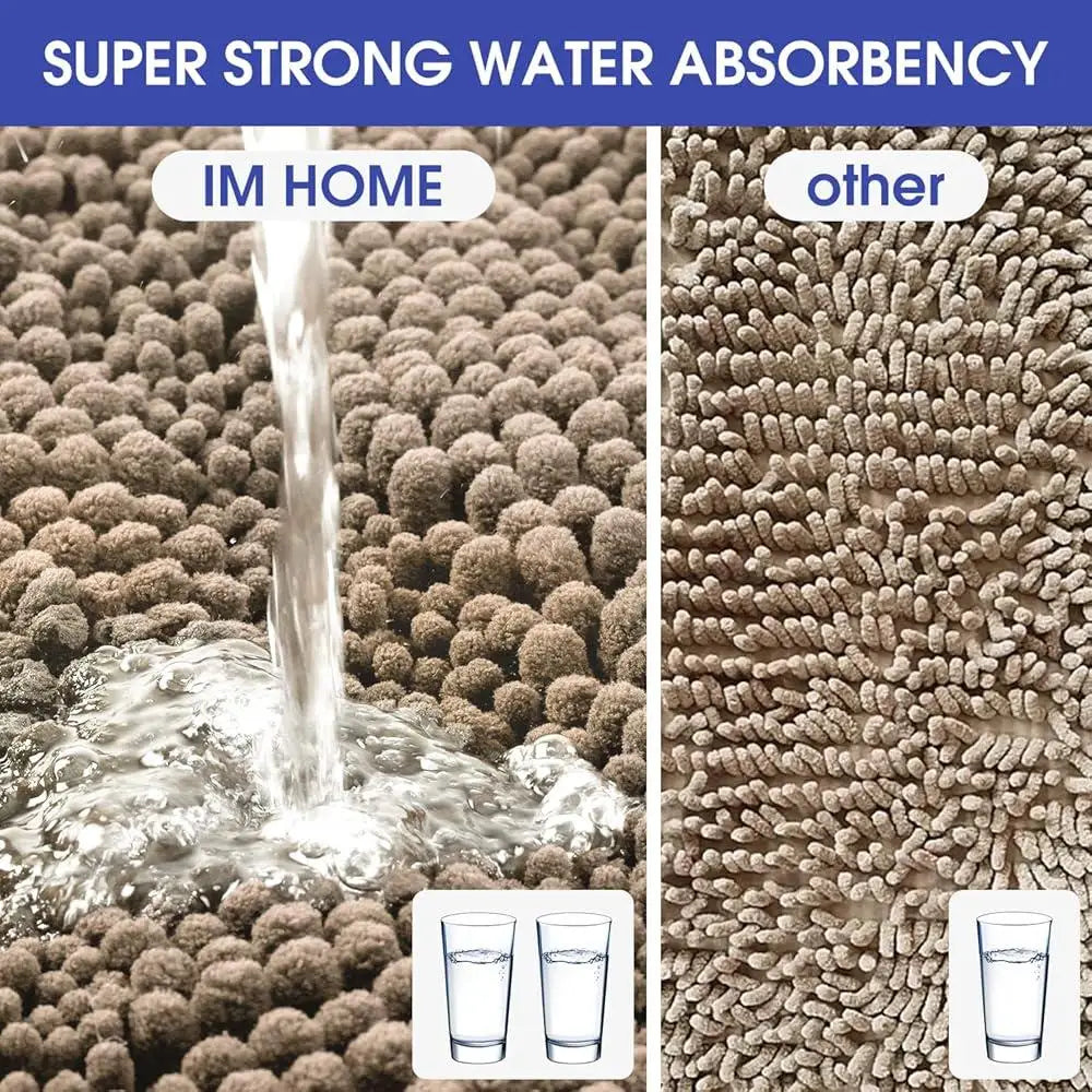 Absorbent Bathroom Mat Set