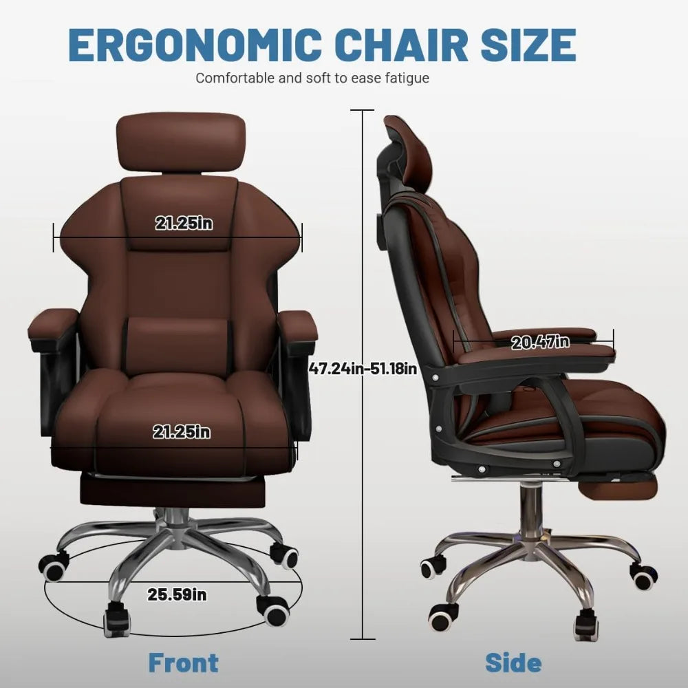 Computer, Office Desk Chair, Ergonomic Adjustable