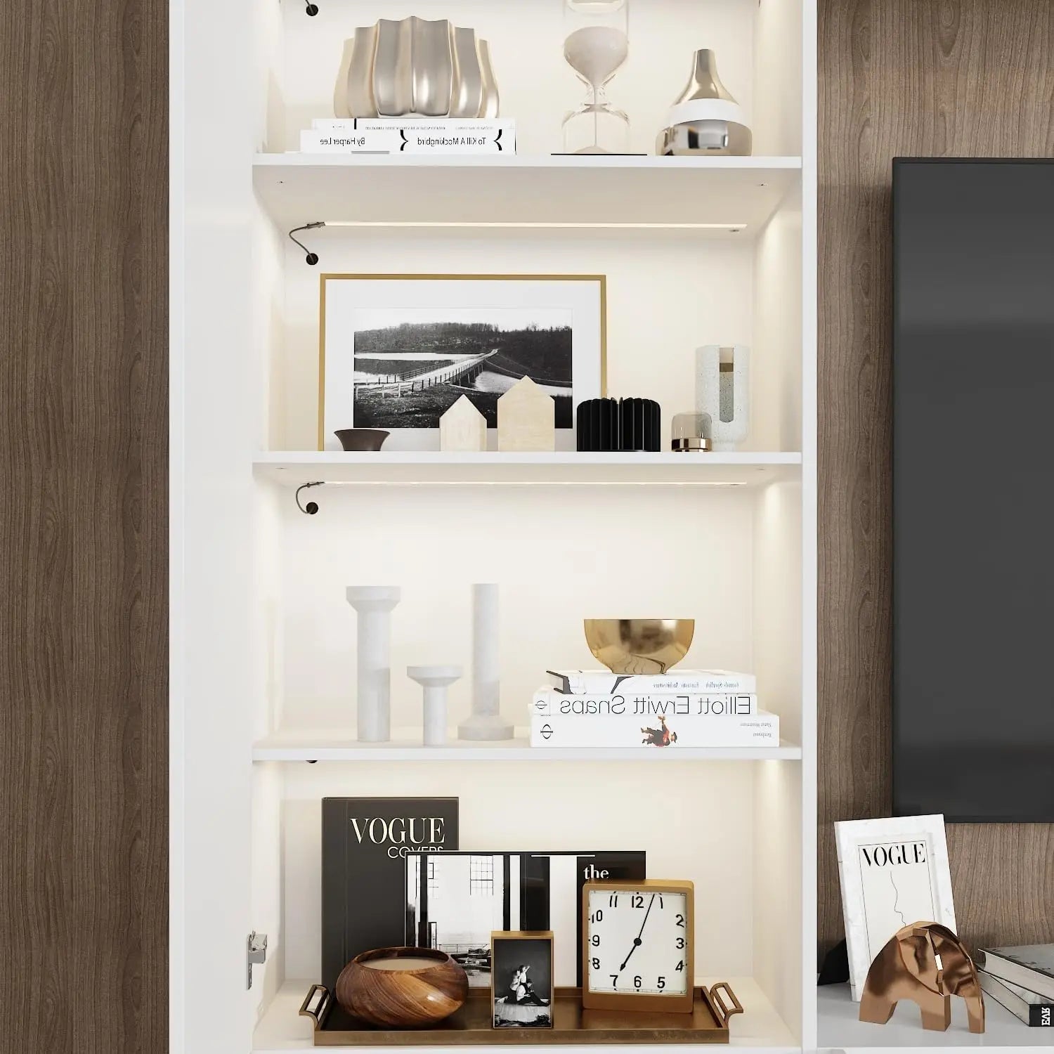 Large Wall Unit Entertainment Center