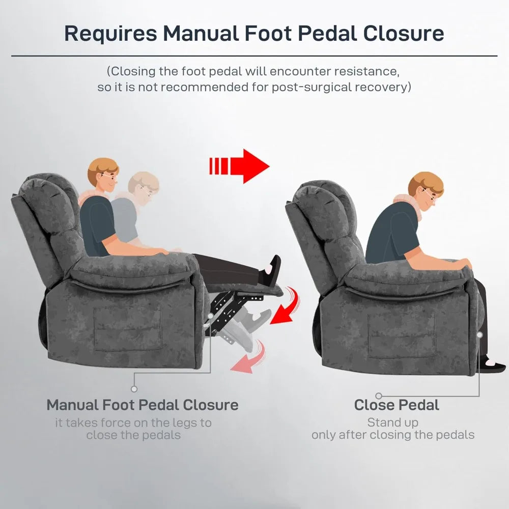 Modern Ergonomic Gravity Recliner
