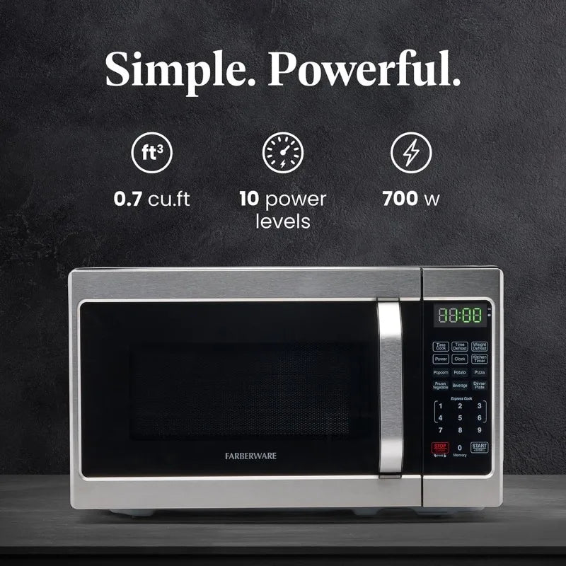 Countertop Microwave Oven Brushed Stainless