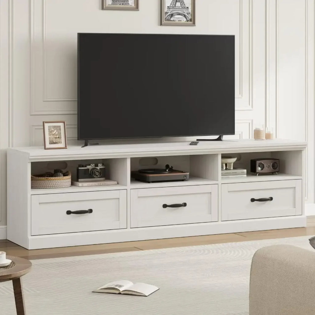 Modern Entertainment Center with Storage Drawers