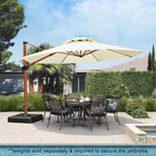 Large Round Windproof Umbrella