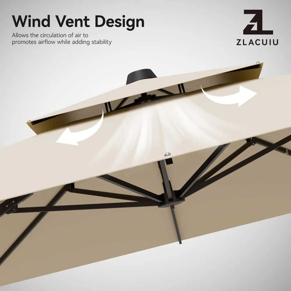 Rectangular  Large Offset Umbrella