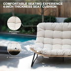 Outdoor Couch with Soft Cushion
