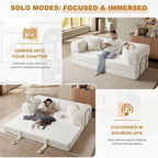 Oversized Corduroy  Sleeper Sofa
