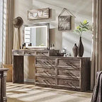 Vanity Desk with Large Drawers