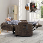Large Power Lift Recliner with Heat