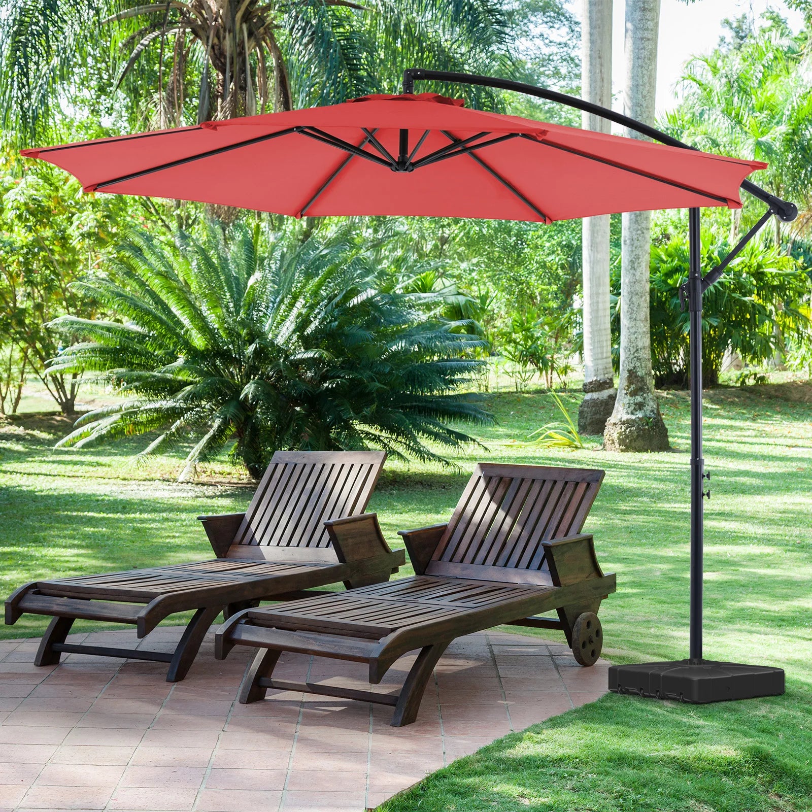 Patio Umbrella with Tilt Adjustment