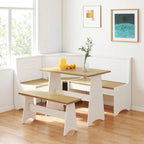 Dining Table Bench Chair Set