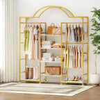 Garment Rack Organizer with shelves