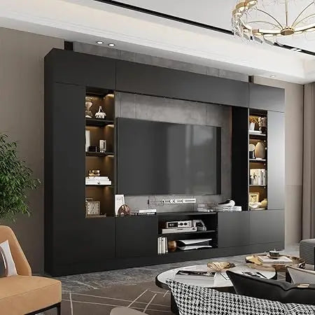 Large Wall Unit Entertainment Center