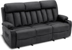 Reclining Sofa with Heat and Vibration