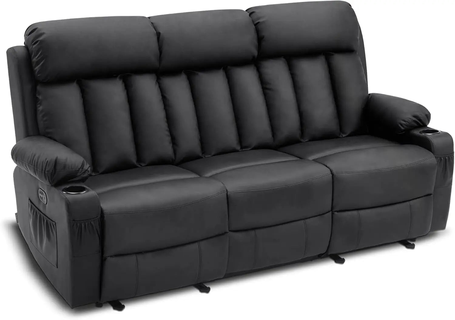 Reclining Sofa with Heat and Vibration