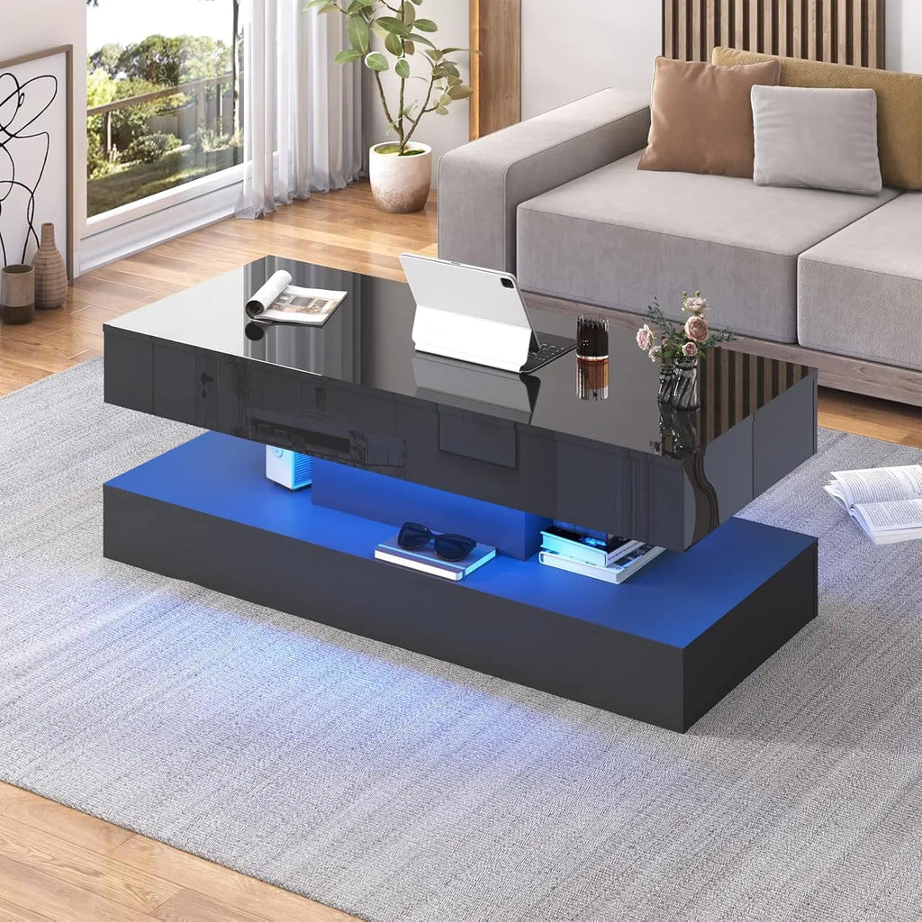 Coffee Table with LED lights