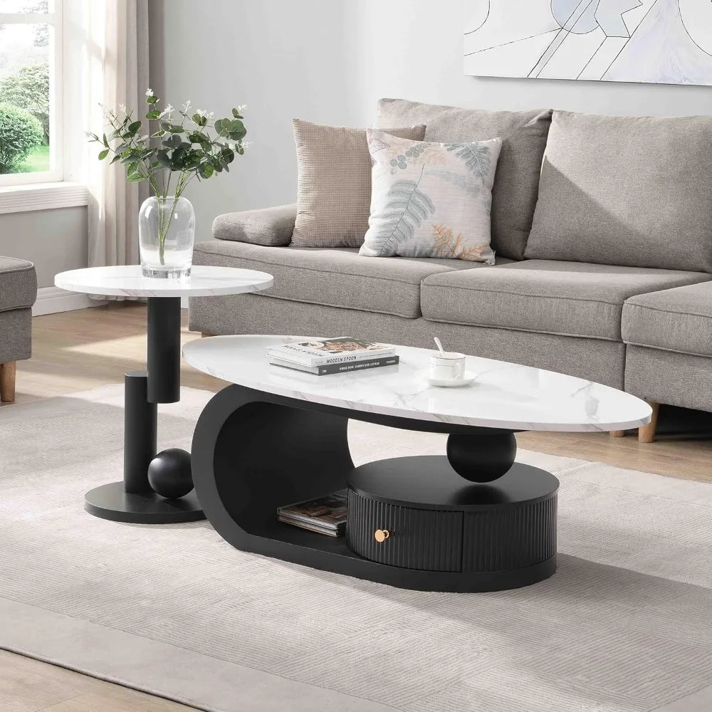 Oval Decorative Coffee Table