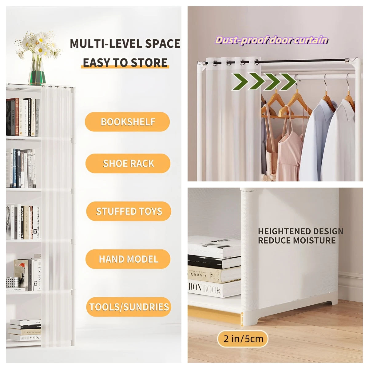 Clothes, Books, & Toys Organizer
