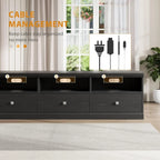 Modern Entertainment Center with Storage Drawers
