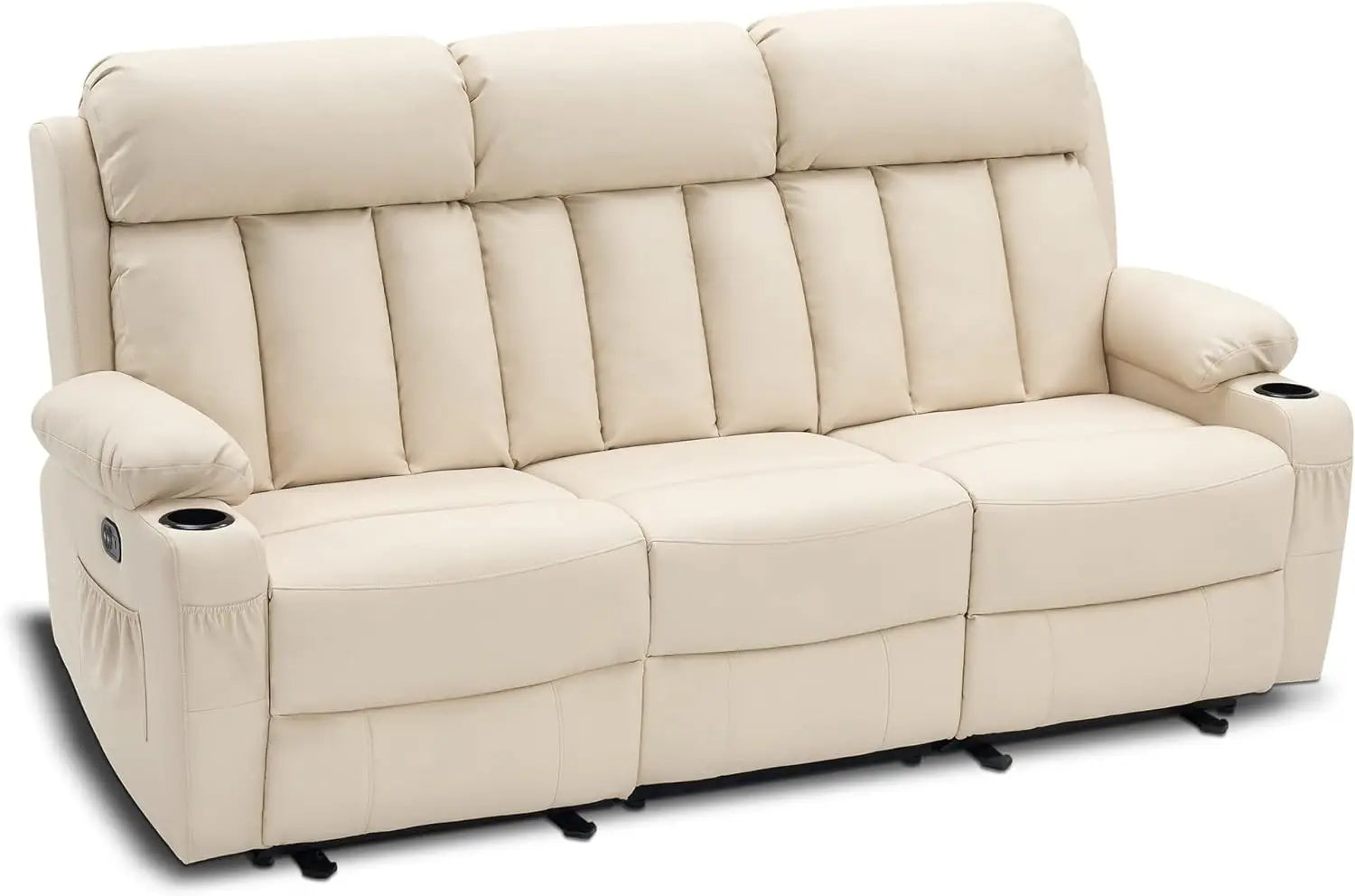 Reclining Sofa with Heat and Vibration