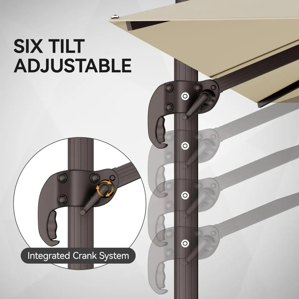 Rectangular  Large Offset Umbrella