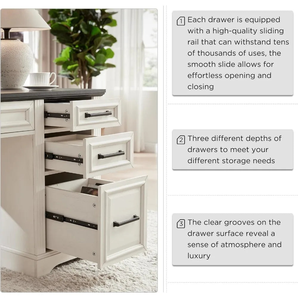 Computer Desk with Drawers