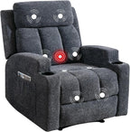 Manual Recliner with Massage and Heat