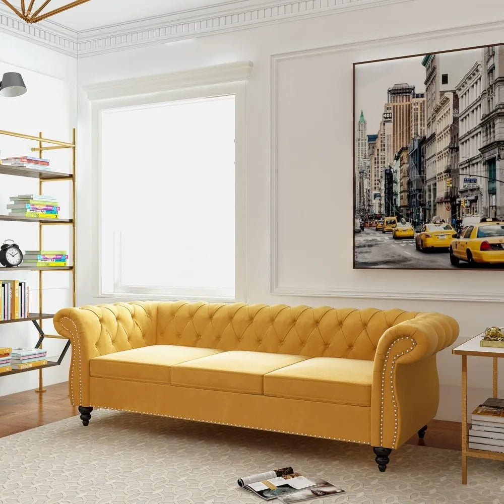 Tufted Couch 3 Seater