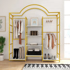 Garment Rack Organizer with shelves