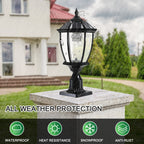 Solar Powered Outdoor Post Light,