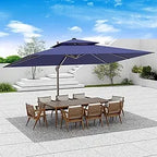 Large Rectangular Heavy Duty Offset Umbrellas