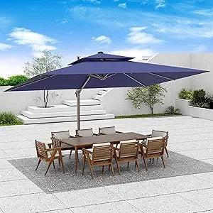 Large Rectangular Heavy Duty Offset Umbrellas
