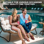 Outdoor Couch with Soft Cushion