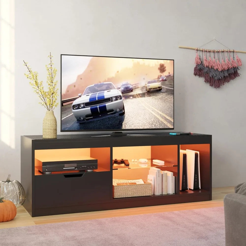 Entertainment Center Console with Storage
