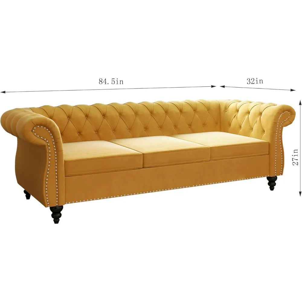 Tufted Couch 3 Seater