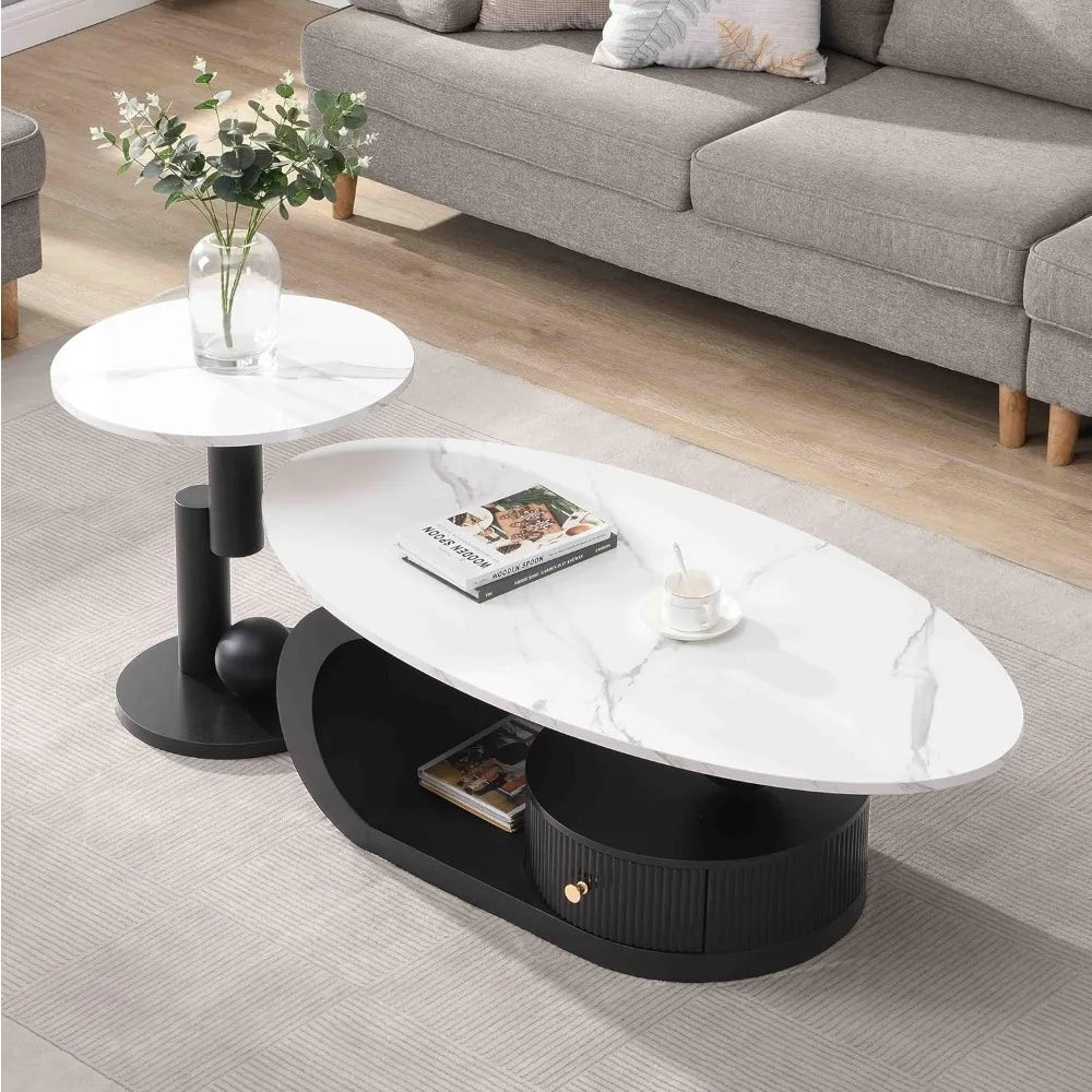 Oval Decorative Coffee Table